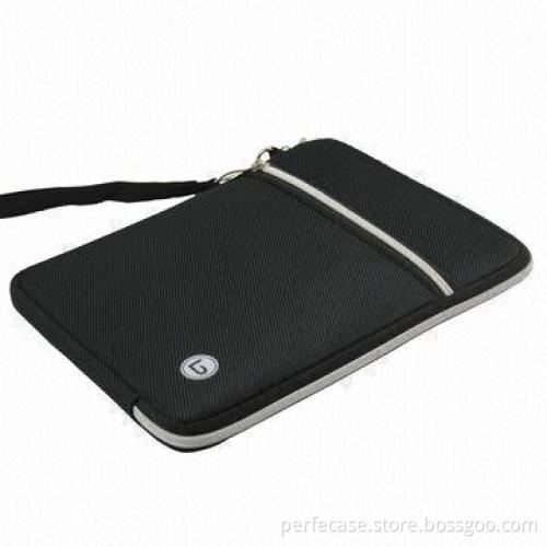 Top End Fabric/Handcraft Nylon Bag for iPad 2/3 with Extra Accessory Pocket and Hand Strap